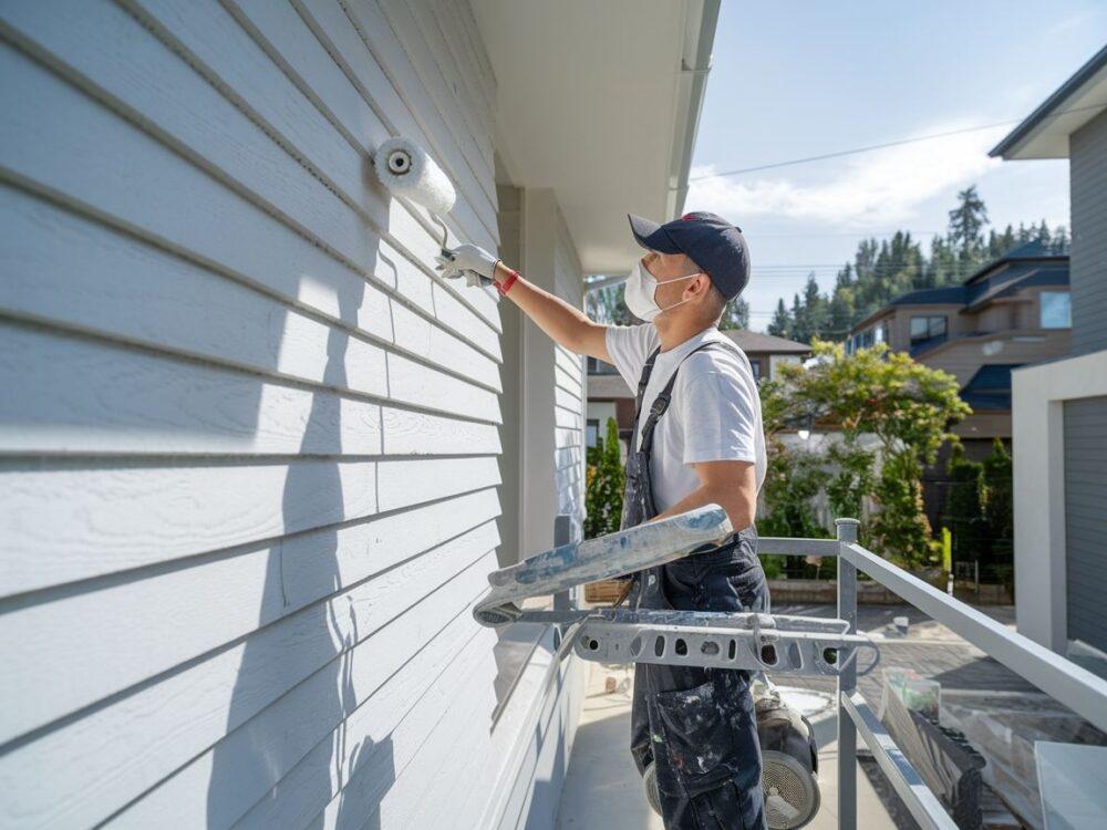 0Idealny wałek do malowania elewacji domu