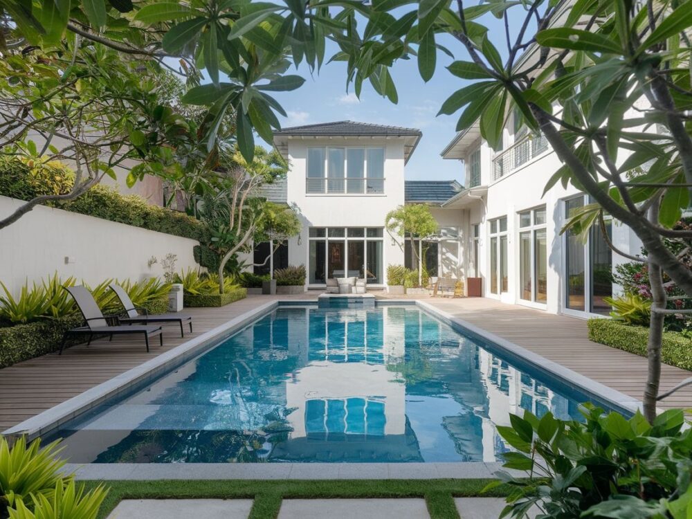 Etapy budowy basenu w przydomowym ogrodzie