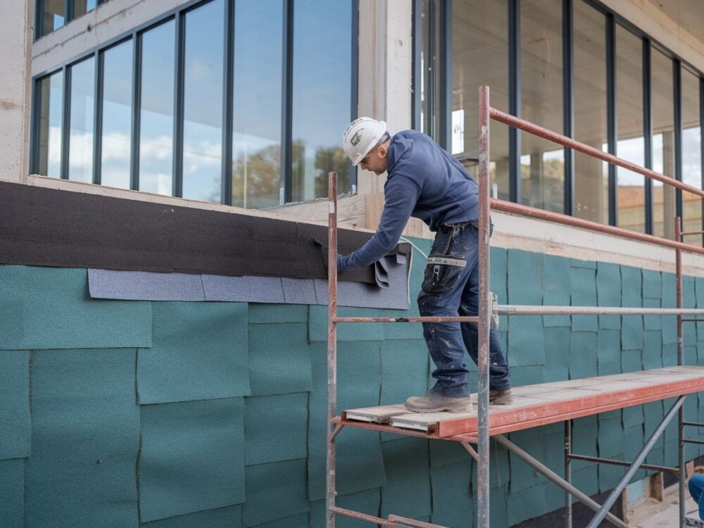 Fundament zabezpieczony papą