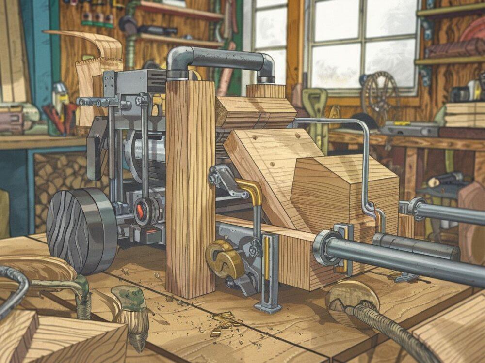 Łuparka świdrowa w domowym warsztacie