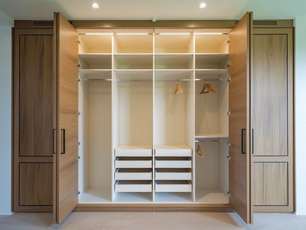 Montaż drzwi otwieranych w szafie wnękowej