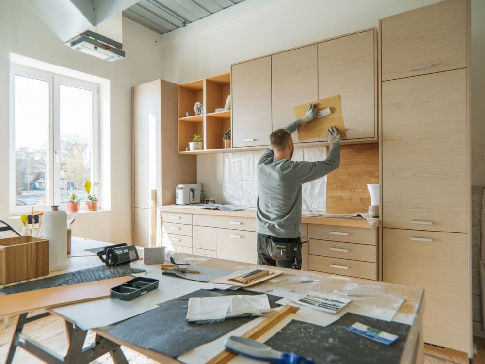 Odnawianie mebli kuchennych z okleiny krok po kroku