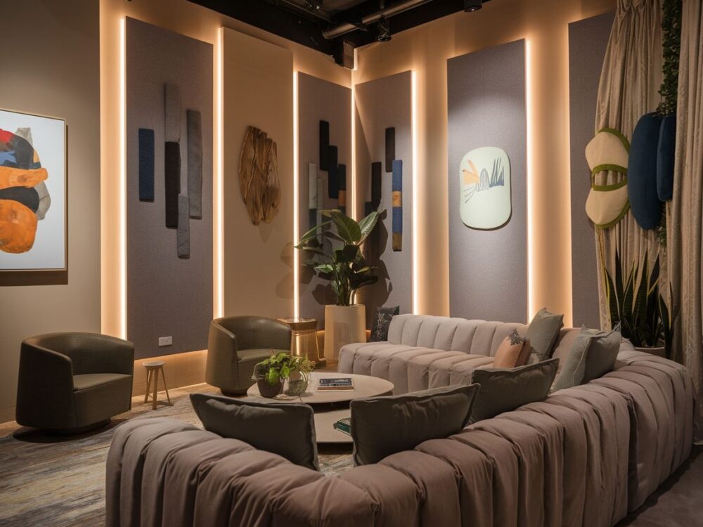 Pokój z profesjonalnie wygłuszoną ścianą