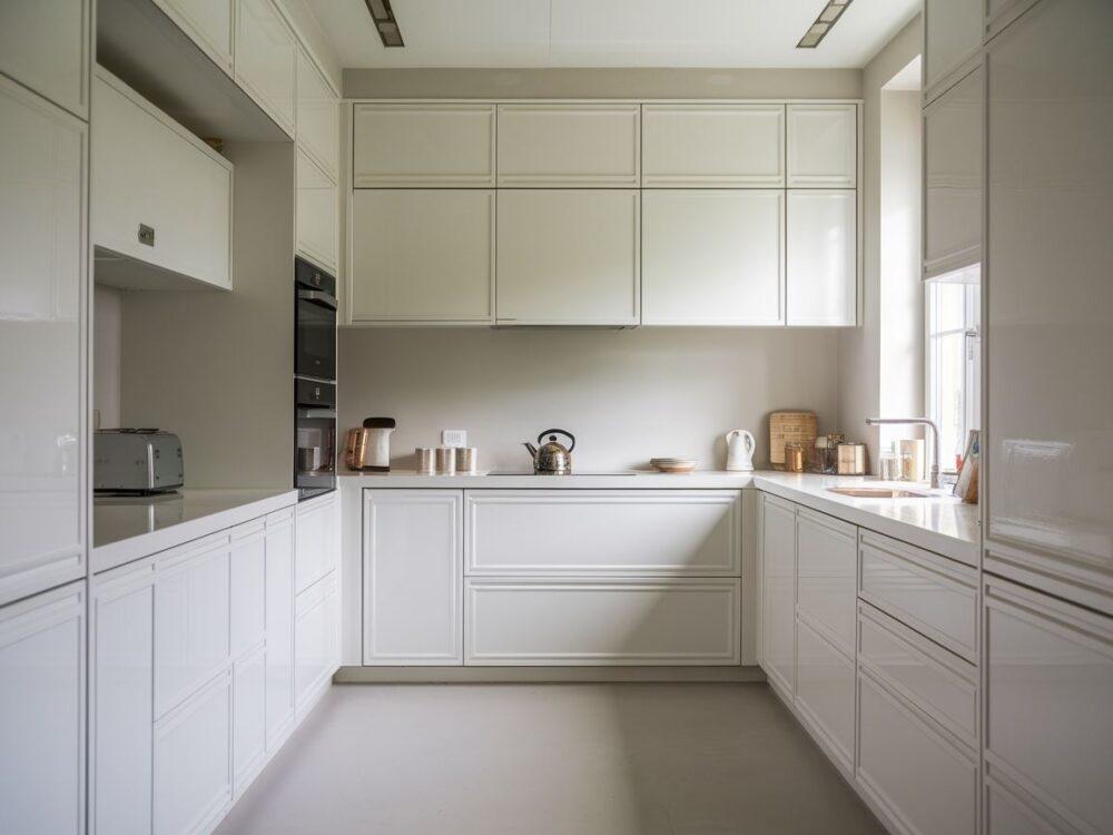 Przestronna kuchnia z optymalnym cofnięciem cokołu