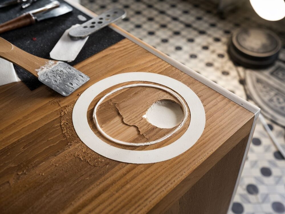 Przygotowanie mebla do maskowania uszkodzeń