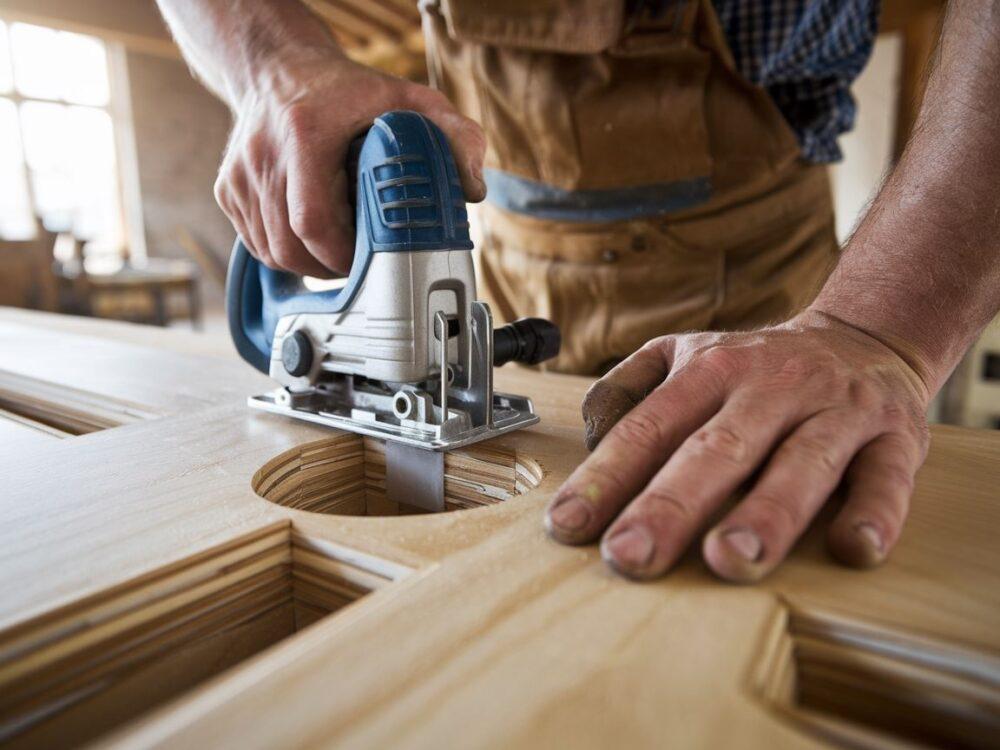 Przykład podcięcia wentylacyjnego w drzwiach