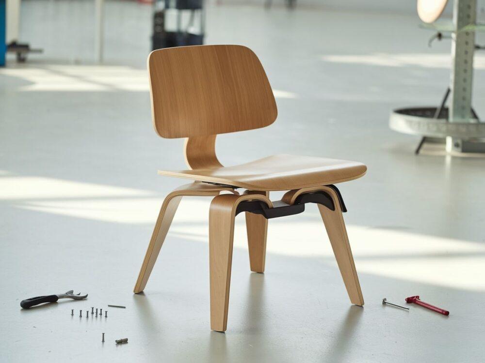 Regulacja wysokości krzesła za pomocą narzędzi