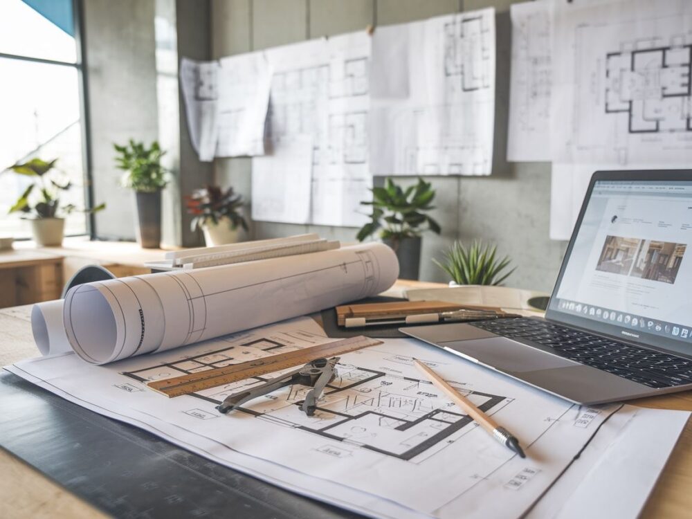 Zbliżenie na pieczęć urzędową na pozwoleniu na budowę